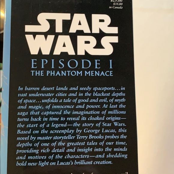 SALE!!! Star wars A phantom menace book.    2 - Picture 5 of 5